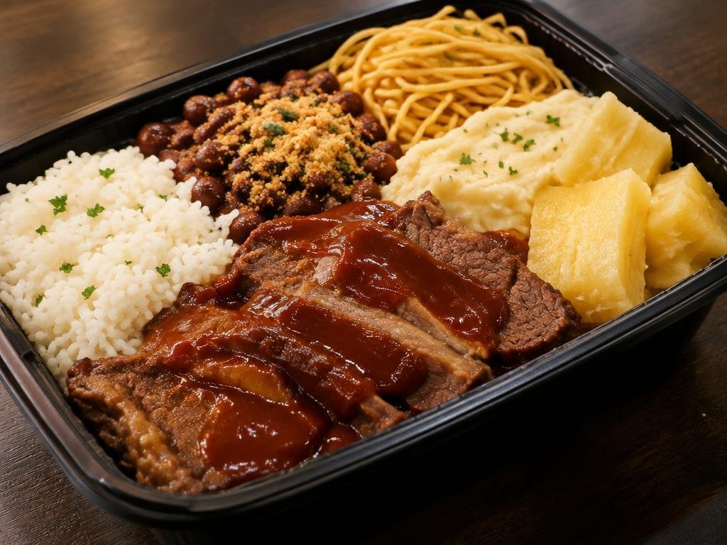 Imagem ilustrativa de Combo 01 — Marmita Executiva de Cupim Assado ao Molho Barbecue